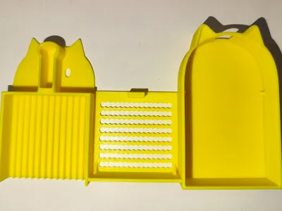 Cat 13-lane Perler Bead Scoop