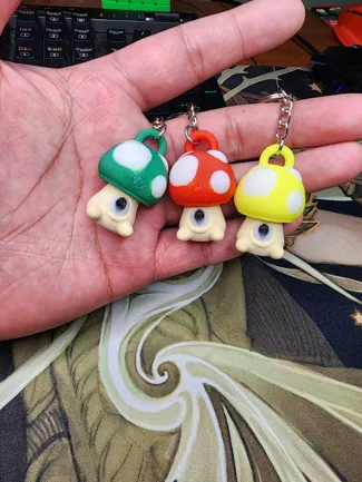Mushroom Cyclops(?) Keychain