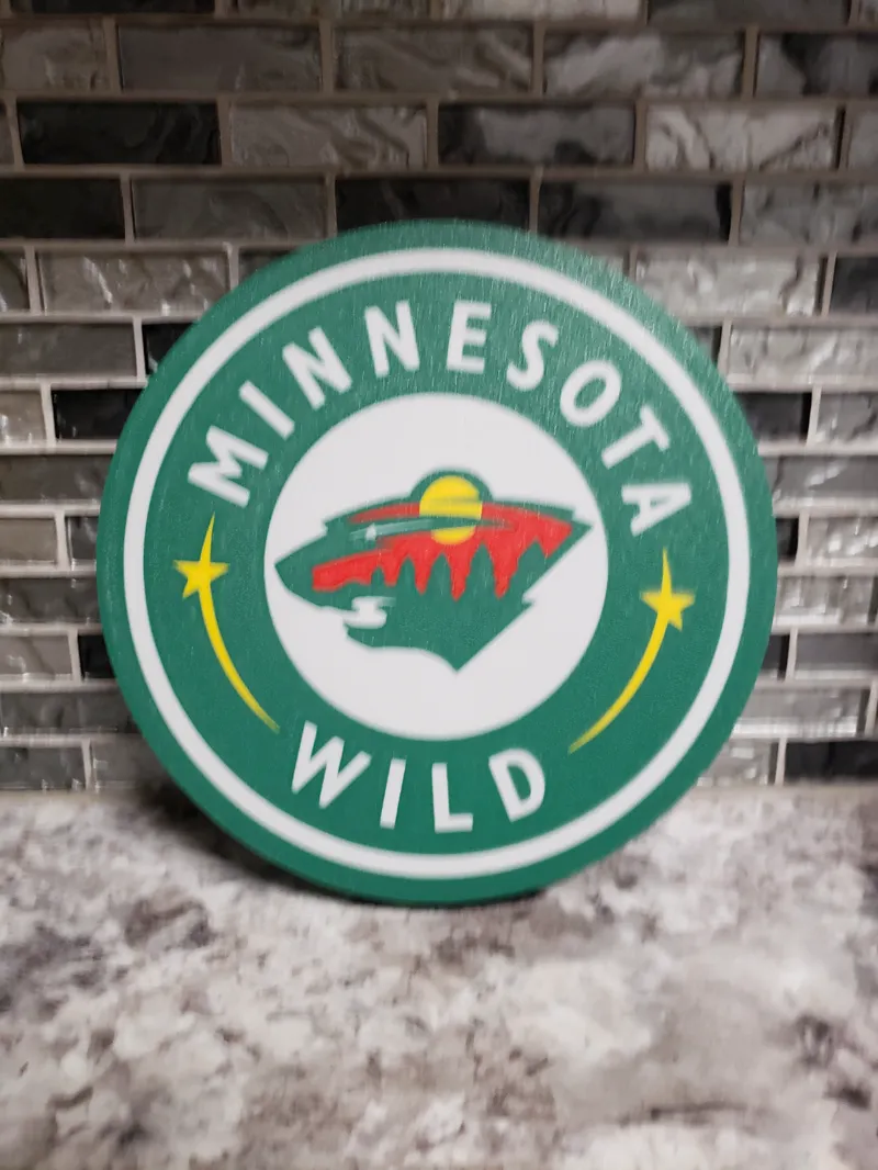 Wild Hockey Sign