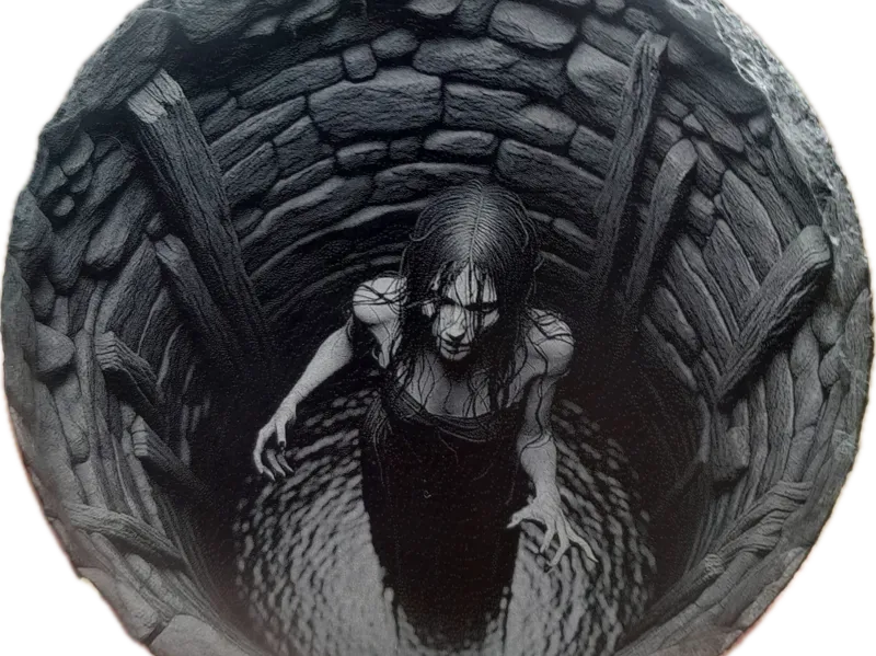 woman in a well