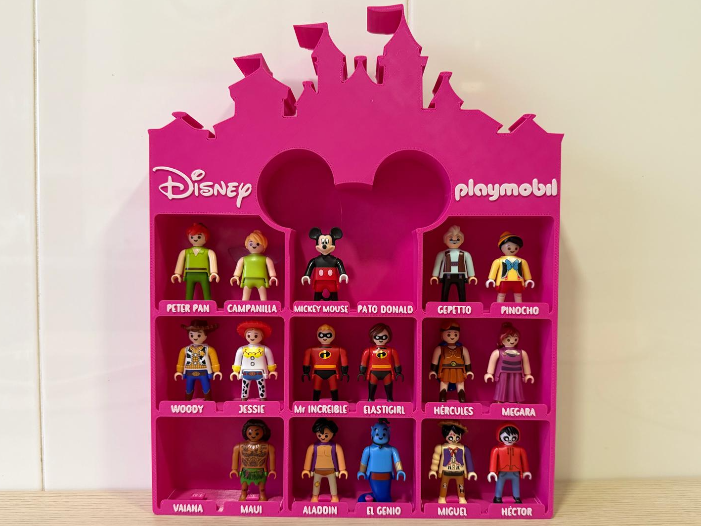Expositor para figuras Playmobil Disney de Kinder - 1