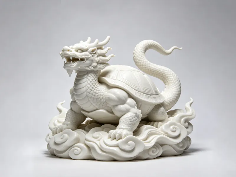 祥瑞四大神兽—玄武（厚德藏守）