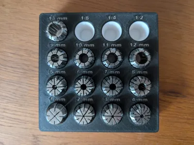 Gridfinity ER20 Collet Holder