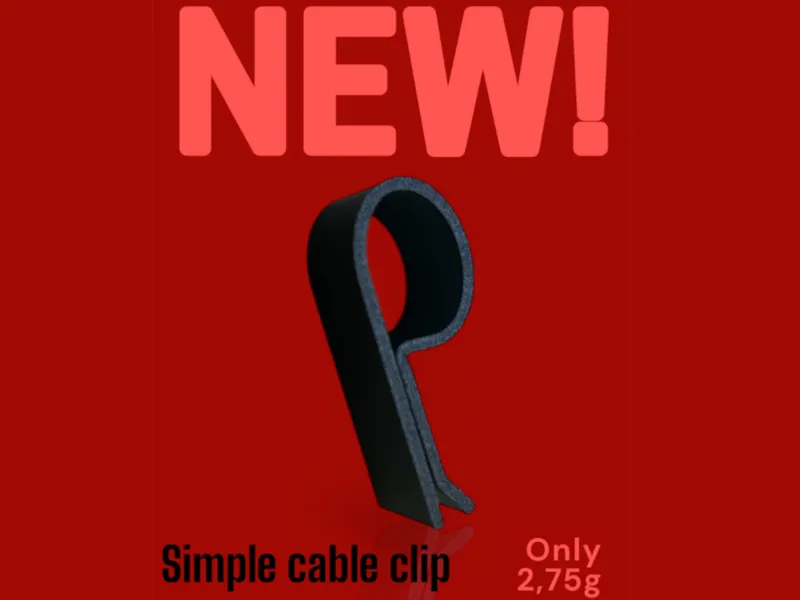 Simple cable clip/holder