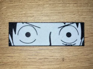One Piece Luffy bookmark
