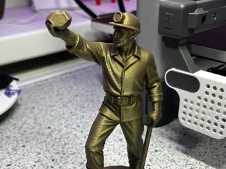 Miner Statue
