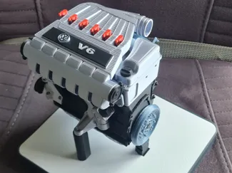 Golf R32 V6 3.2 engine, 1/5 scale 
