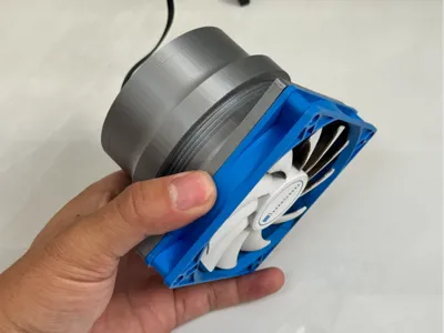 90mm Fun to 75mm Fan Pipe Adapter