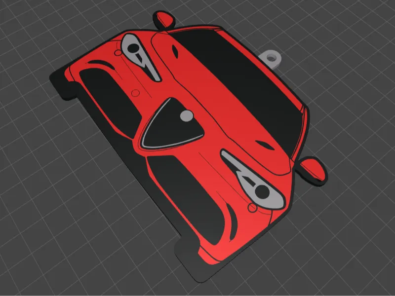 Awesome Alfa Romeo Giulia Keychain big or small