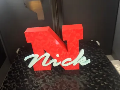 Deko Name Nick