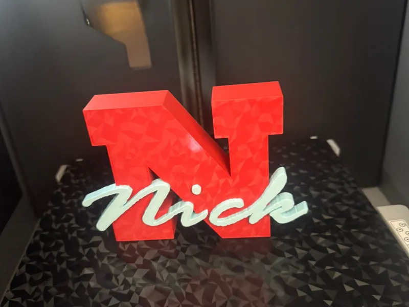 Deko Name Nick