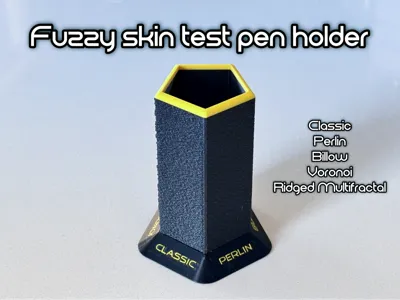 Fuzzy Skin Test Pen Holder (NEW TEXTURES)