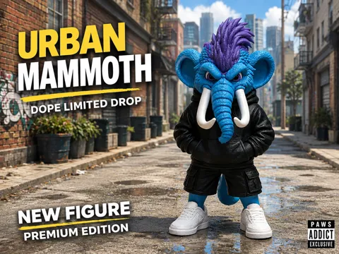 Figura decorativa: Cool swag Mammoth — referencia de MakerWorld