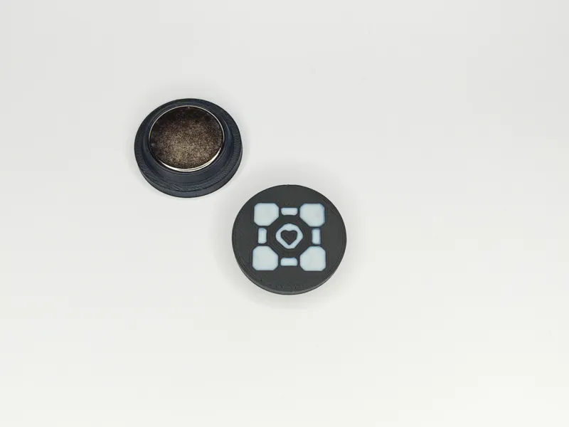 Portal Companion Cube Magnet