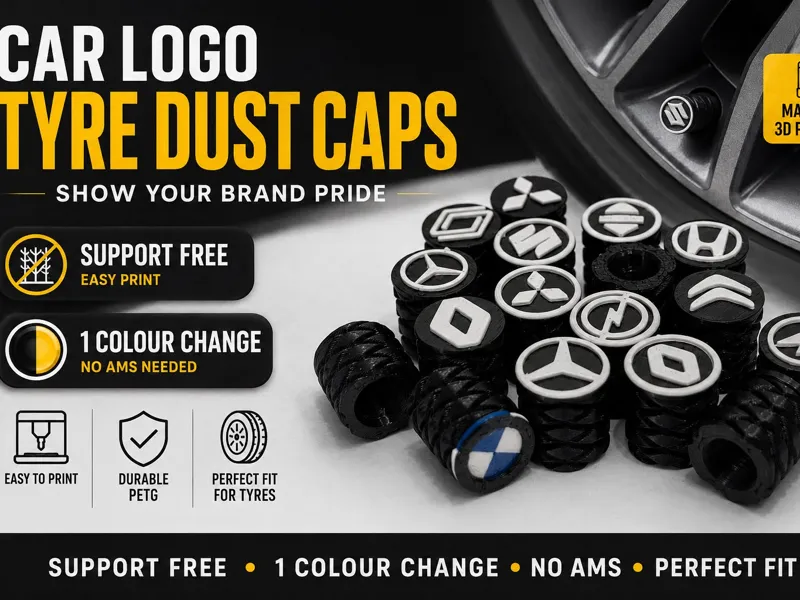 Car Logo Tyre Valve Dust Caps Collection