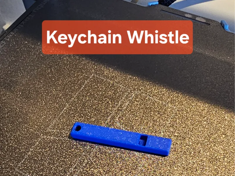 Mini Whistle for your Keychain (90+ dB)