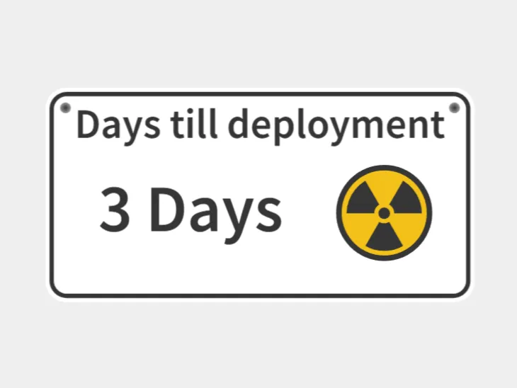 Days till deployment WW3 meme
