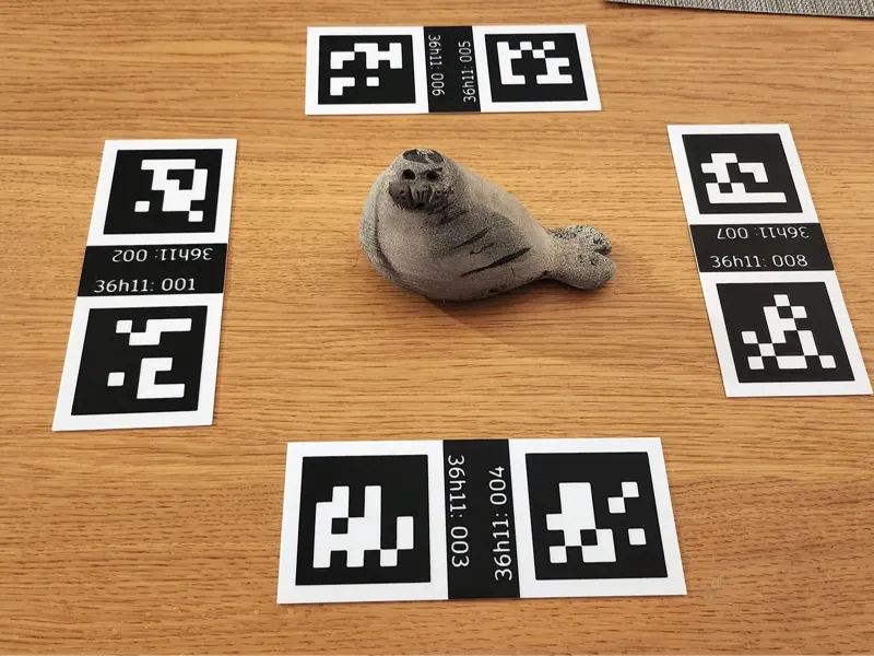 Apriltag markers for Photogrammetry. (36h11)