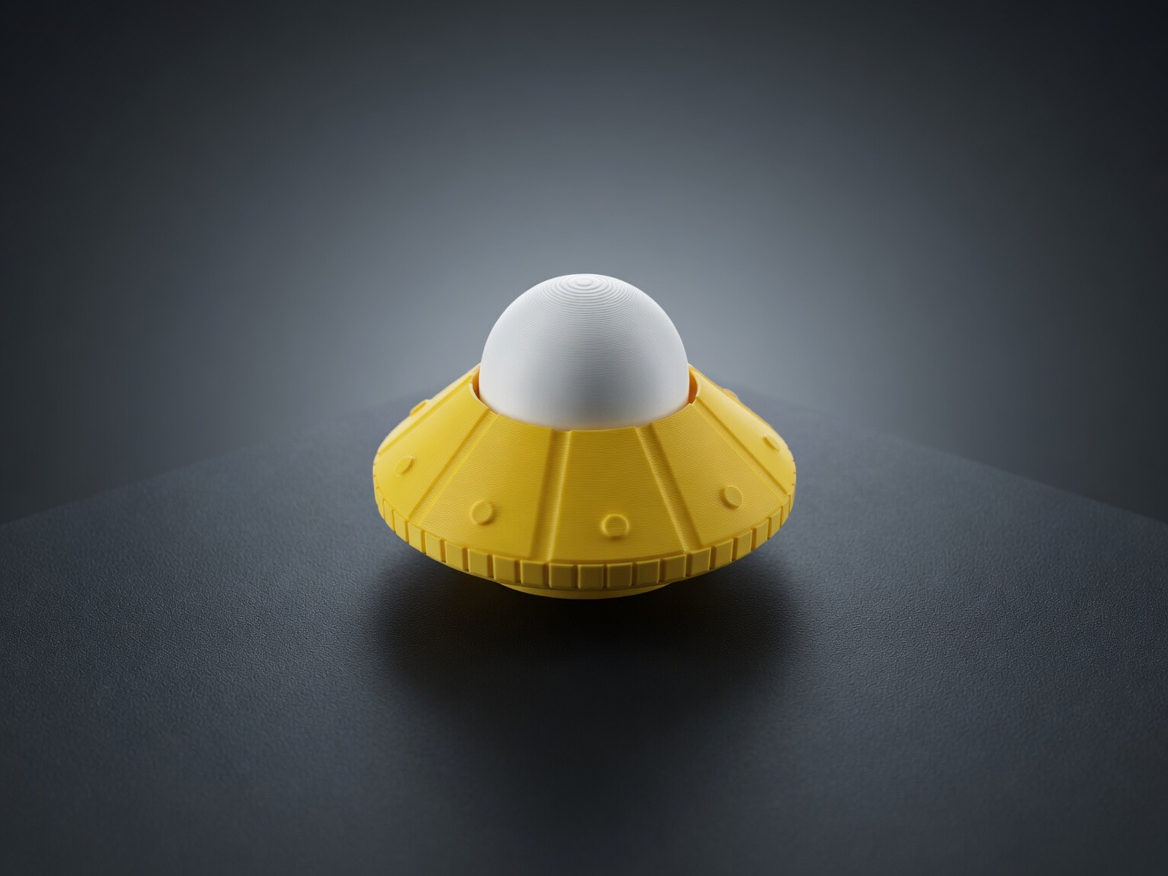 UFO fidget clicker toy