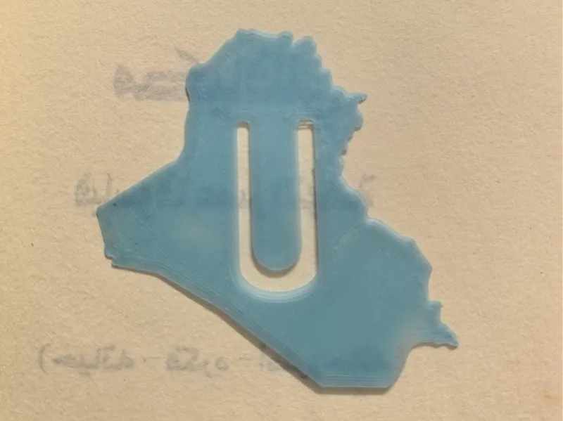 Iraq book mark