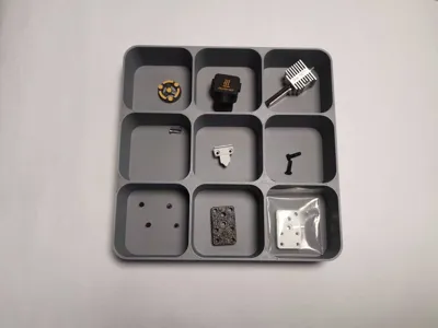 Nine-Compartment Storage Box