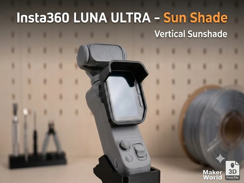 Insta360 Luna Ultra Vertical screen sunshade