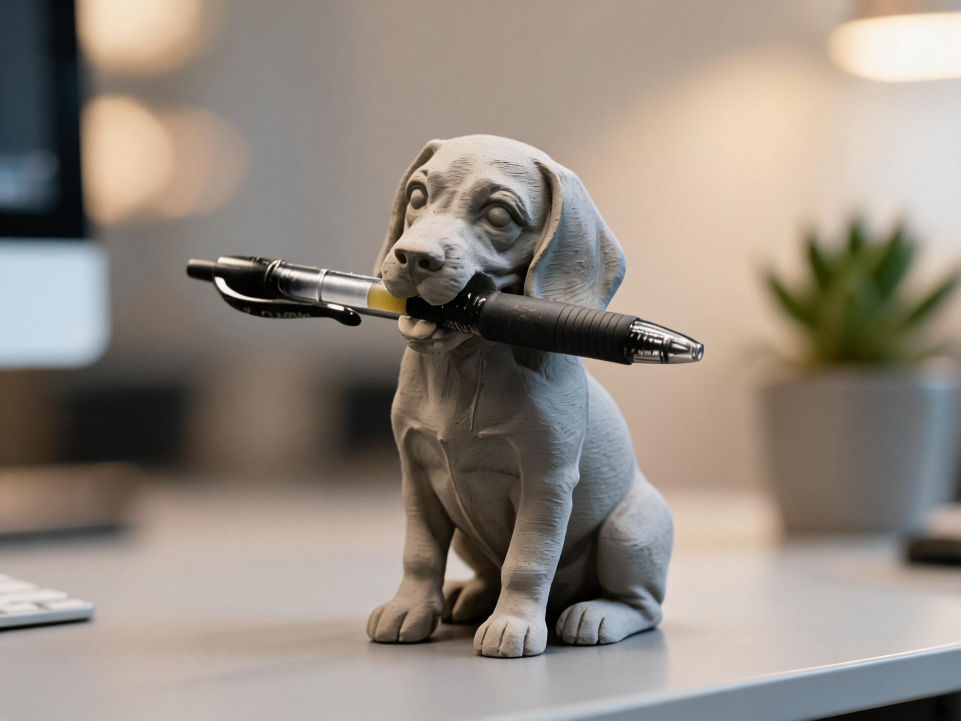 Cute Beagle Custom Pen Holder ! 