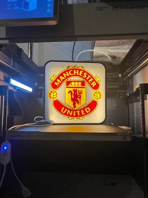 Manchester United Lightbox by Love Prints MakerWorld