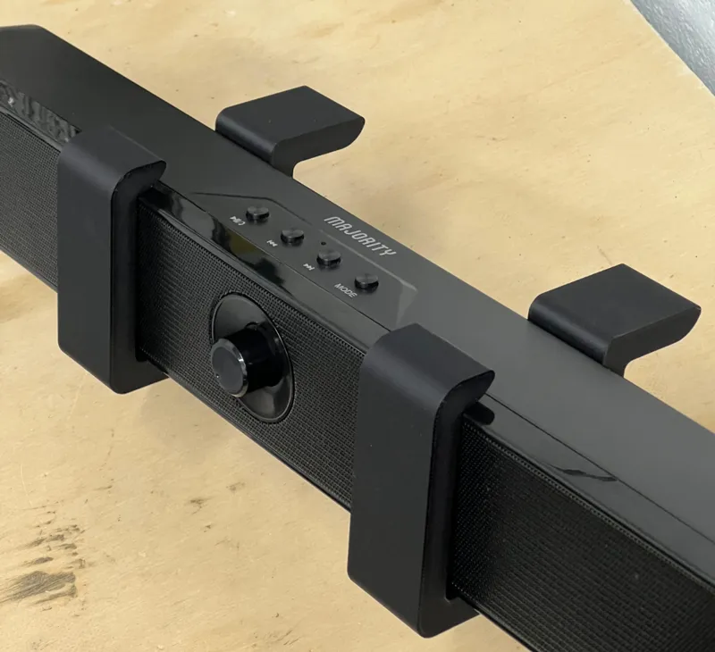 Majority Atlas Soundbar Clamp/Hook 28.2mm Shelf