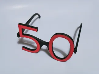 50th Birthday Glasses