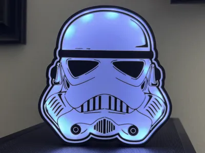 Storm Trooper LED Light box for A1 Mini