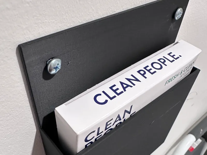 Clean People Laundry Detergent Sheet Box Holder