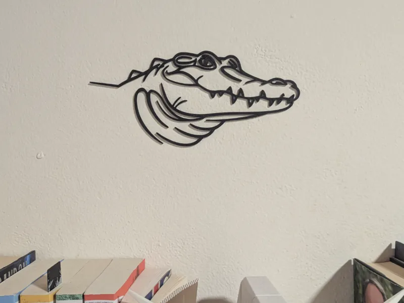 Wall Art - Crocodile