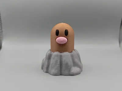 Clicky fidget Digglet Pokemon