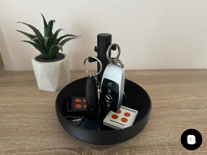 Minimalist Key Holder & Catch-All Tray