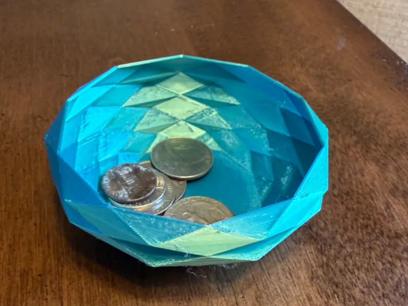 Small Coin/Ring Bowl - Under 1 hour to Print