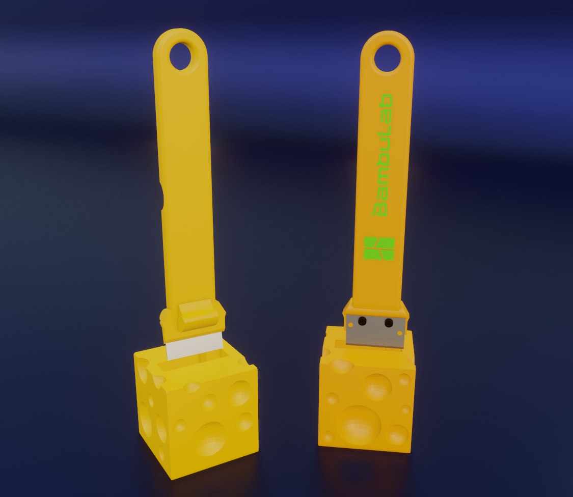 Miniatura 6 do modelo 3D Bambu拓竹热床刮刀 拓竹热床铲刀 原厂刀片（芝士就是力量）