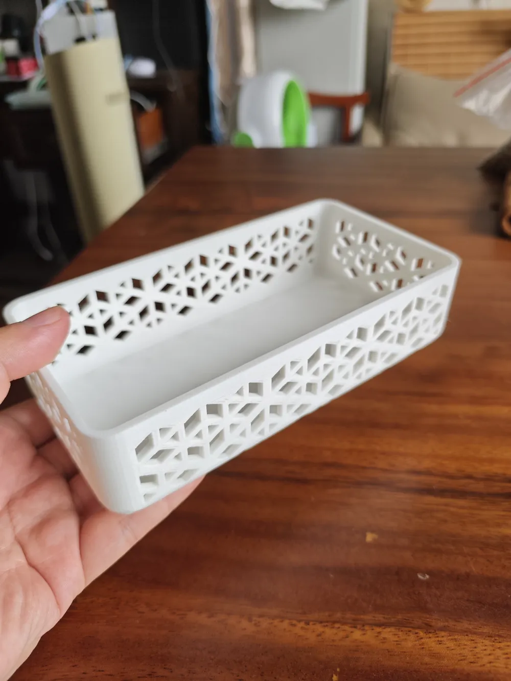 Rectangular Hollow Storage Box Thickened Pot Stackable No Supports ...