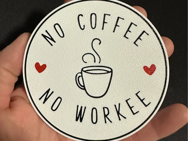 No Coffee Coaster