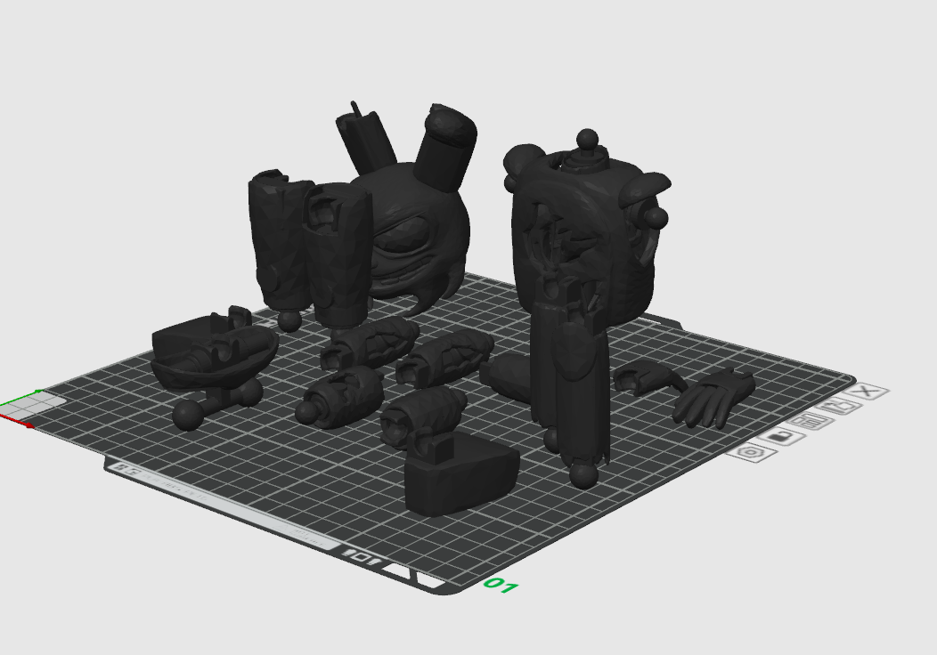 Miniatura 1 do modelo 3D Toon SpringTrap