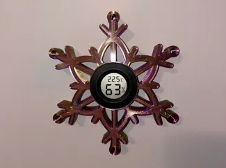 Snowflake Hygro meter