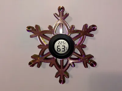 Snowflake Hygro meter