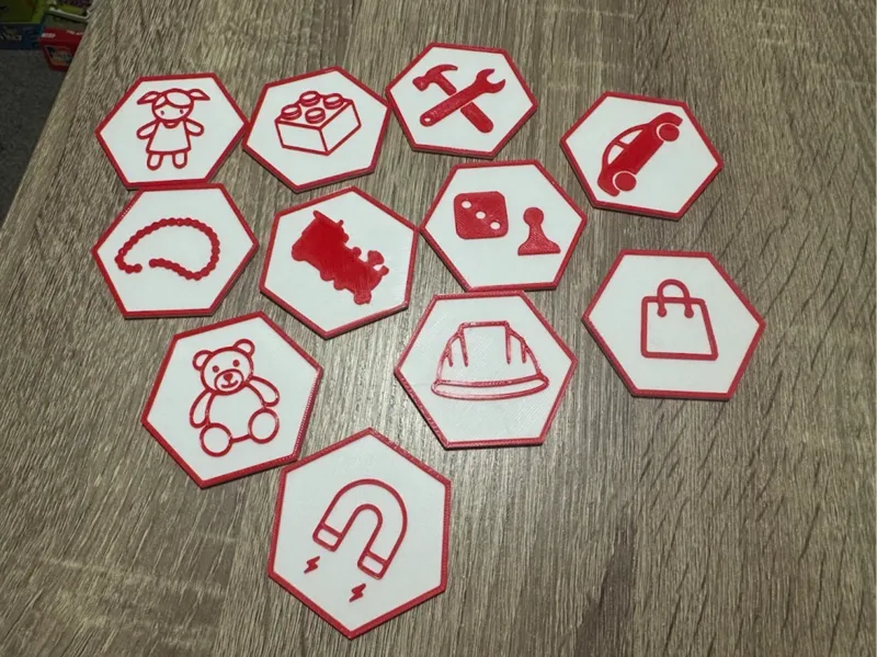 Toy box tag