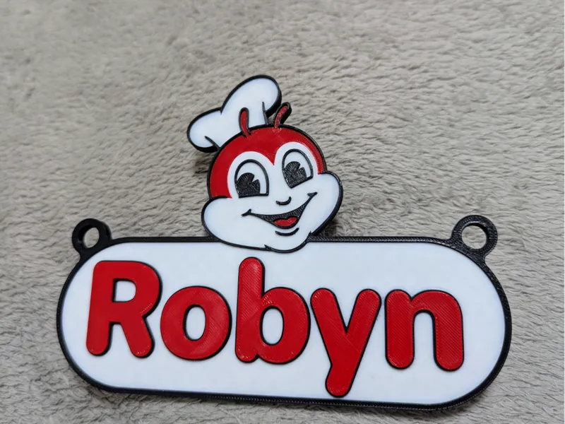 Name Plate (Jollibeeee Design)