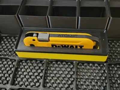Dewalt Atomic utility knife Gridfinity bin - 1x3