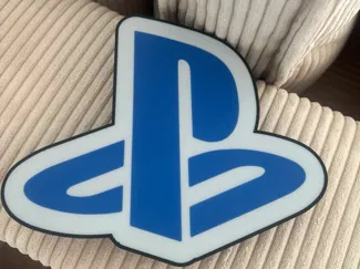 Playstation Leuchtkasten Reklame