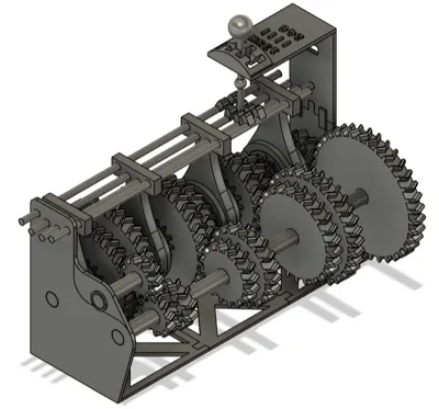 6 speed manual gear box working model