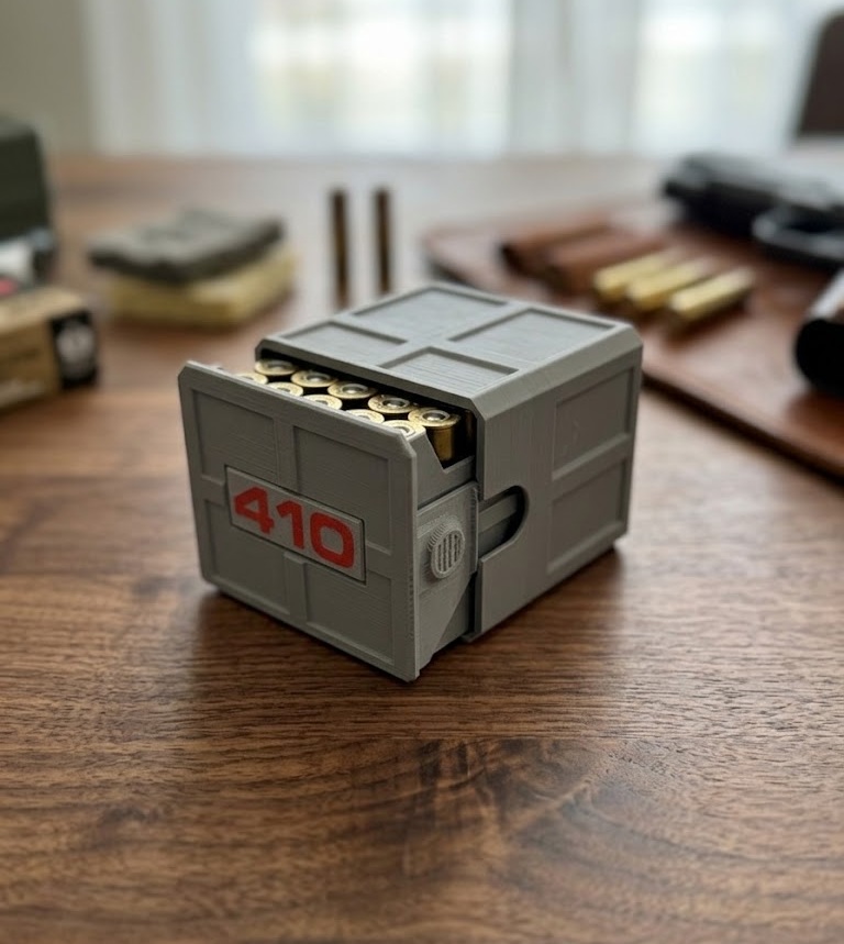 Miniatura 2 do modelo 3D Stackable Ammo Box - 410- 25RD