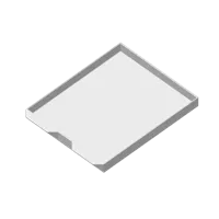 Plateau et couvercle pour palette humide 8,5x7po — photo 3
