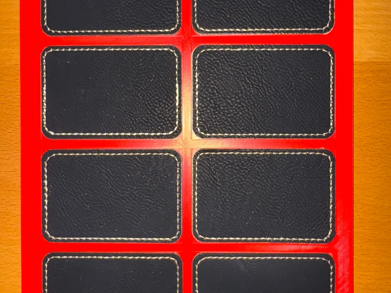 Laser Grid für PU Patchverarbeitung 76mm x 50,5 mm